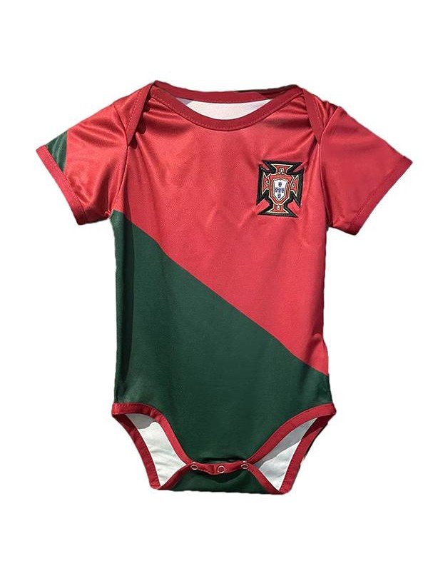 Portugal home baby tutina prima neonato vestiti estivi tuta intera coppa del mondo 2022