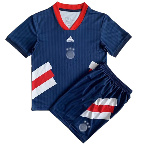 Ajx maglia speciale per bambini kit da calcio per bambini mini magliette da calcio blu uniformi giovanili 2023-2024