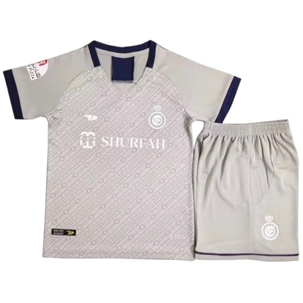 Al-Nassr FC quarta maglia da calcio per bambini kit per bambini quarta maglia da calcio mini uniformi giovanili 2023-2024