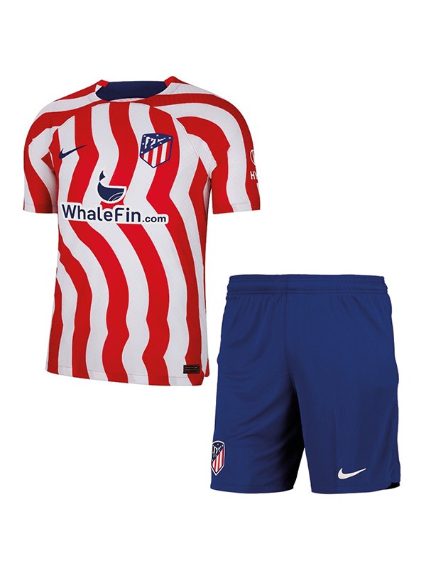 Atlético de Madrid kit casalingo per bambini dell'maglia da calcio per bambini prima mini maglia da calcio divise giovanili 2022-2023