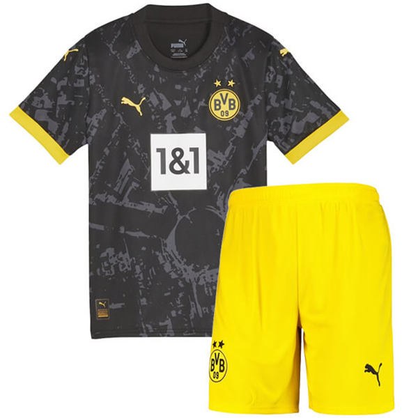 Borussia Dortmund maglia da calcio per bambini seconda divisa da calcio per bambini seconda divisa giovanile 2023-2024