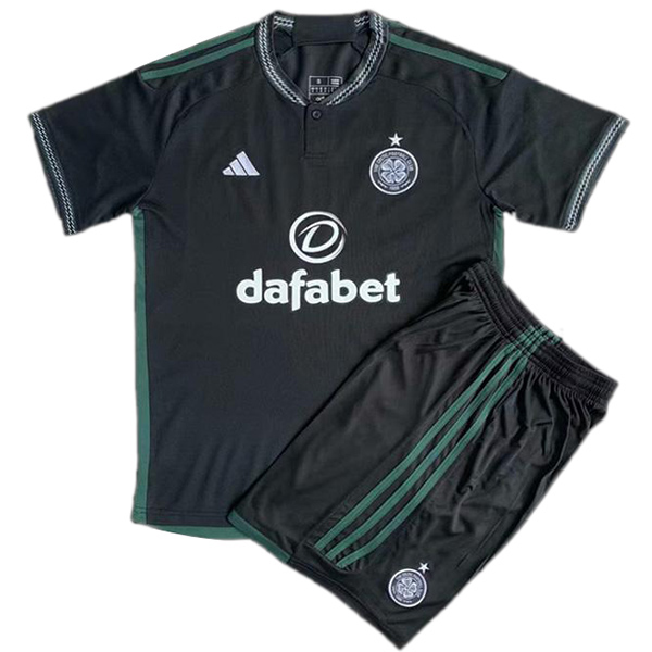 Celtic maglia da trasferta kit da calcio per bambini seconda mini maglia da calcio divise giovanili 2023-2024