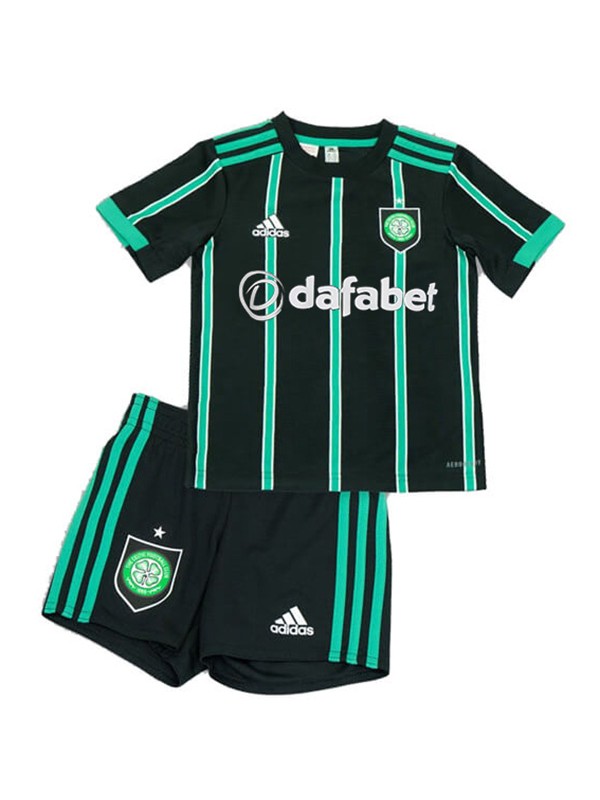 Celtic kit bambini in trasferta calcio bambini seconda maglia da calcio mini jersey divise giovanili 2022-2023