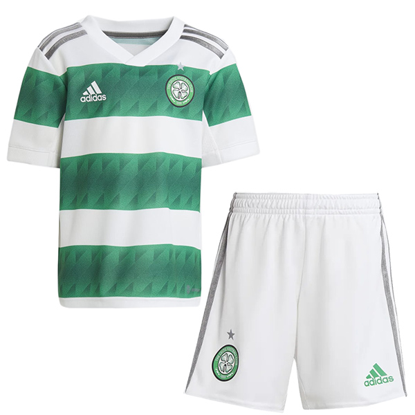 Celtic kit casa per bambini calcio bambini prima mini maglia da calcio divise giovanili 2022-2023