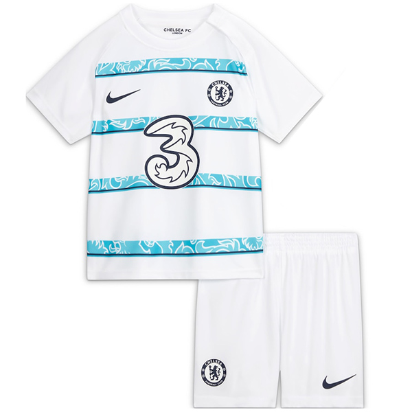 Chelsea maglia da trasferta per bambini del calcio bambini seconda maglia da calcio mini divise giovanili 2022-2023