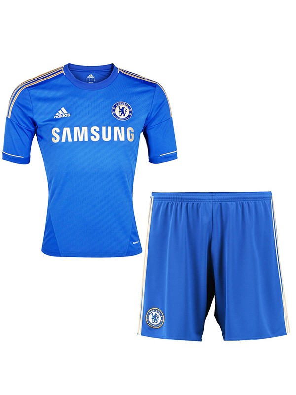 Chelsea maglia retrò per bambini di casa kit da calcio per bambini vintage prima mini maglia da calcio uniformi giovanili 2012-2013