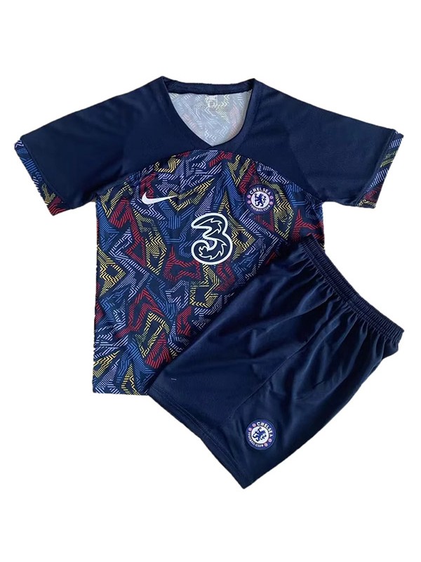 Chelsea maglia per bambini concept edition soccer kit kids navy football mini shirt uniformi giovanili 2023-2024