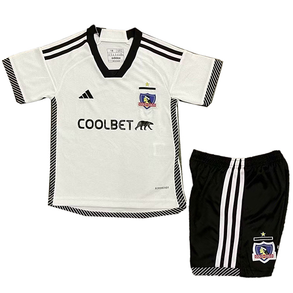 Colo-Colo maglia da casa per bambini kit da calcio per bambini prima mini maglia da calcio uniformi giovanili 2024-2025