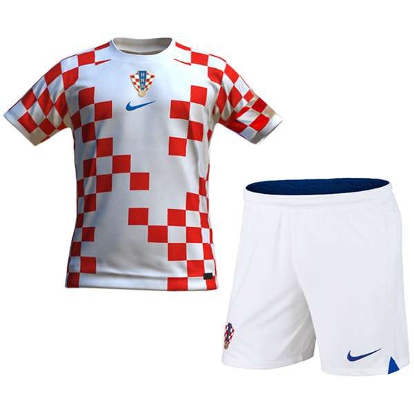 Croatia kit casa per bambini calcio bambini prima mini maglia da calcio divise giovanili 2022