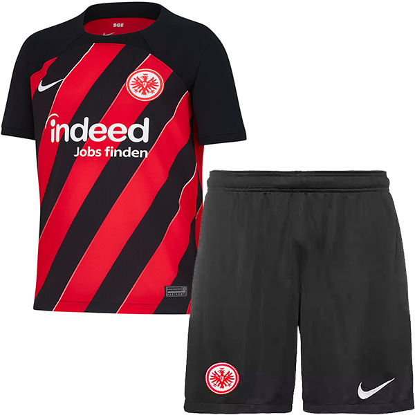 Eintracht frankfurt maglia da casa per bambini kit da calcio per bambini prima mini maglia da calcio divise giovanili 2023-2024