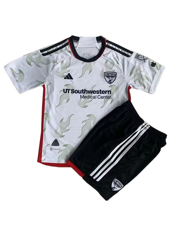 FC Dallas maglia da trasferta per bambini dell'kit da calcio per bambini seconda maglia da calcio mini uniformi giovanili 2023-2024