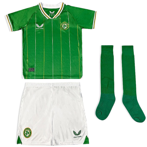 Ireland maglia da casa per bambini kit calcio bambini prima maglia da calcio uniformi giovanili 2023