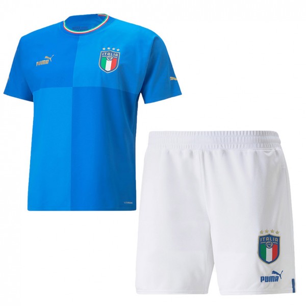Italia kit casa per bambini maglia da calcio per bambini prima mini maglia da calcio divise giovanili 2022