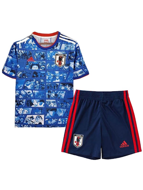 Japan casa cartone bambini kit maglia da calcio bambini prima mini maglia da calcio uniformi giovanili 2022-2023