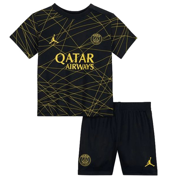 Jordan paris saint germain quarto kit per bambini calcio maglia da calcio per bambini mini uniformi giovanili 2022-2023