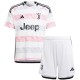 Juventus kit da trasferta per bambini calcio bambini seconda divisa giovanile maglia da calcio 2023-2024