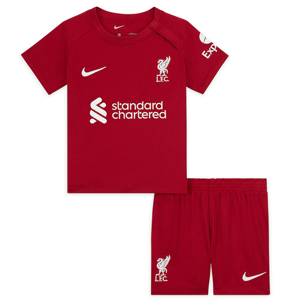 Liverpool home bambini kit calcio bambini prima maglia da calcio maillot partita divise giovanili 2022-2023