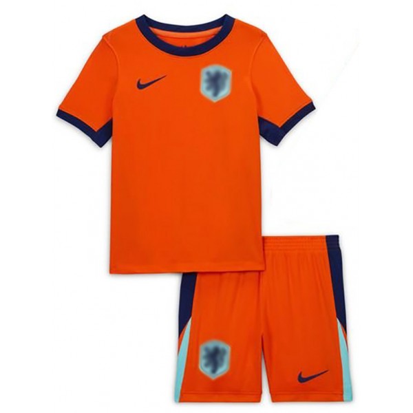 Nethlands maglia da casa per bambini kit da calcio per bambini prima mini maglia da calcio divise giovanili 2024