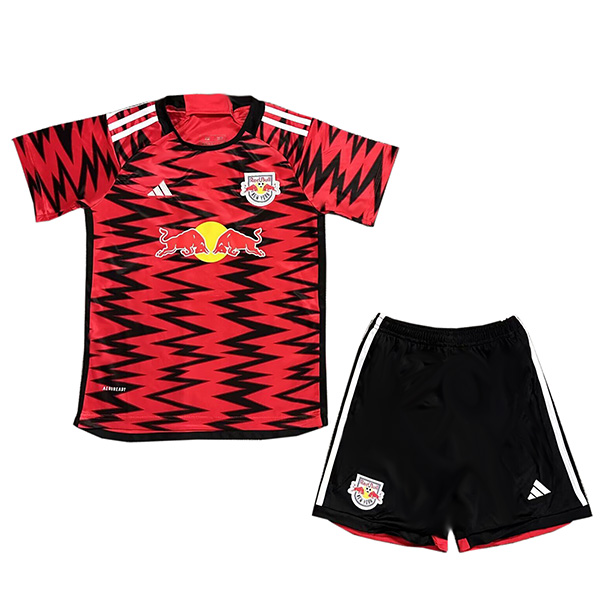 New York Red Bulls maglia da casa per bambini kit da calcio per bambini prima mini maglia da calcio uniformi giovanili 2024-2025
