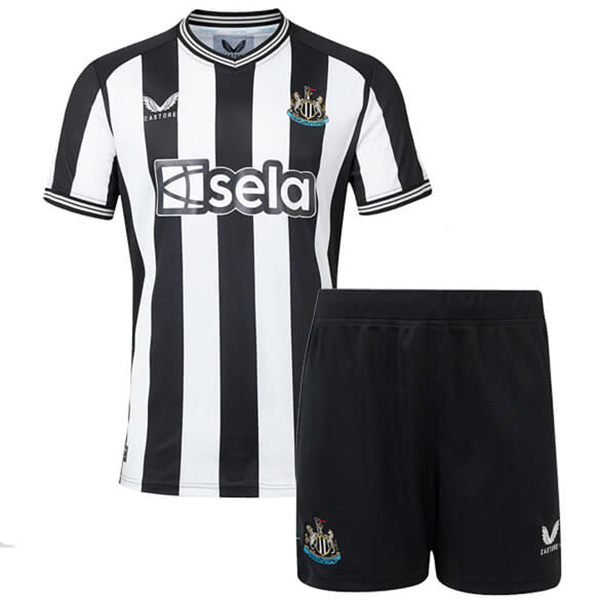 Newcastle maglia da casa per bambini kit da calcio bambini prima mini maglia da calcio uniformi giovanili 2023-2024