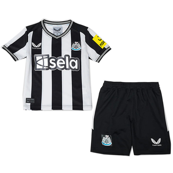 Newcastle United maglia da casa kit da calcio per bambini prima mini maglia da calcio uniformi giovanili 2023-2024