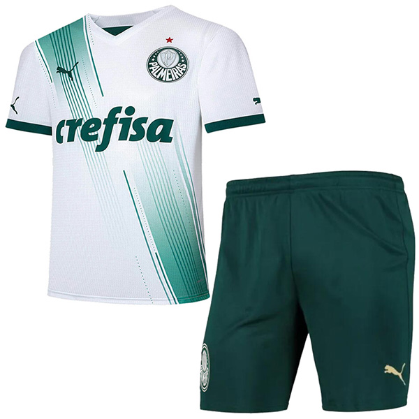 Palmeiras away kids kit calcio bambini seconda maglia da calcio mini uniformi giovanili 2023-2024