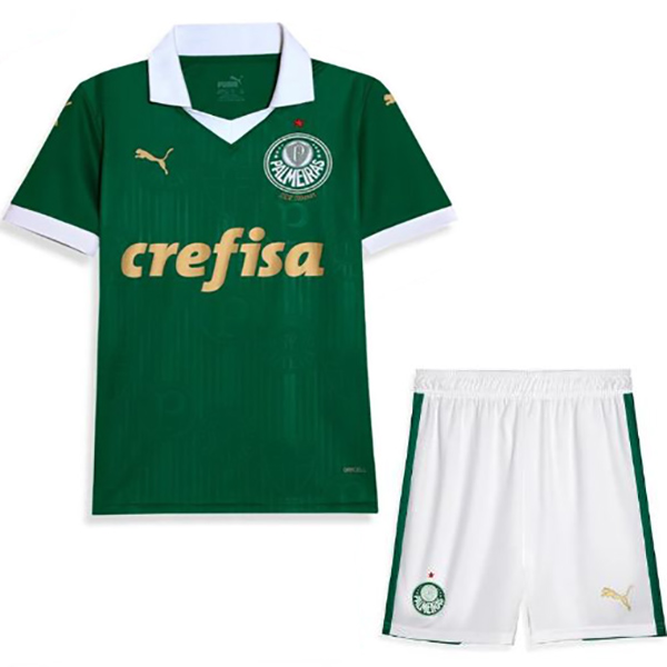 Palmeiras maglia da calcio per bambini home kit da calcio per bambini prima mini maglia da calcio uniformi giovanili 2024-2025