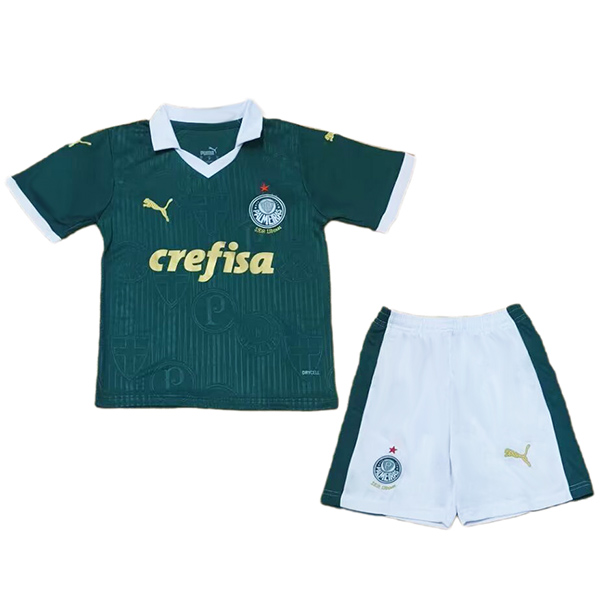 Palmeiras maglia da calcio per bambini home kit da calcio per bambini prima mini maglia da calcio uniformi giovanili 2024