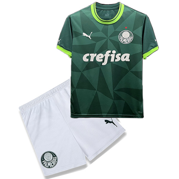 Palmeiras kit da casa per bambini del calcio bambini prima maglia da calcio mini uniformi giovanili 2023-2024