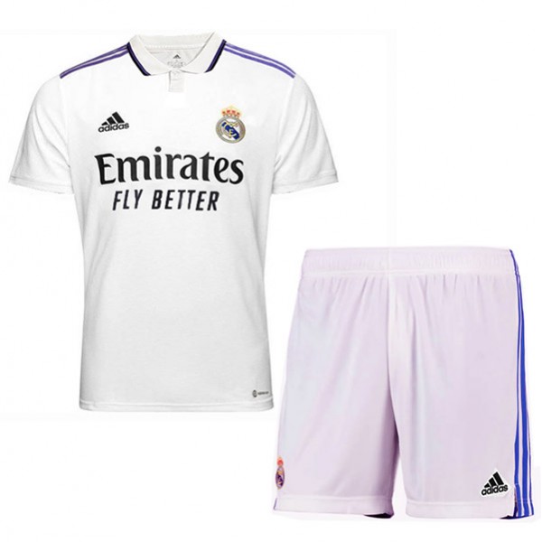 Real Madrid maglia da calcio casalinga per bambini del prima maglia da calcio per bambini divise giovanili 2022-2023