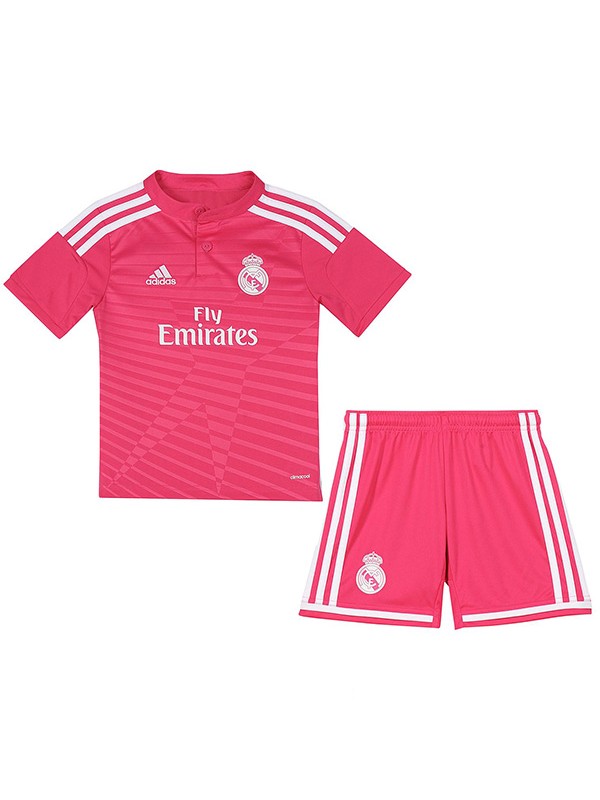 Real Madrid maglia retrò da trasferta del per bambini kit da calcio per bambini seconda mini maglia da calcio divise giovanili 2014-2015
