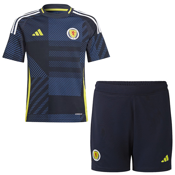 Scotland maglia da casa per bambini kit calcio bambini prima mini maglia da calcio divise giovanili Euro 2024 cup