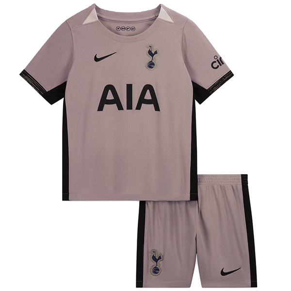 Tottenham hotspur terza maglia per bambini kit da calcio per bambini terza mini maglia da calcio uniformi giovanili 2023-2024