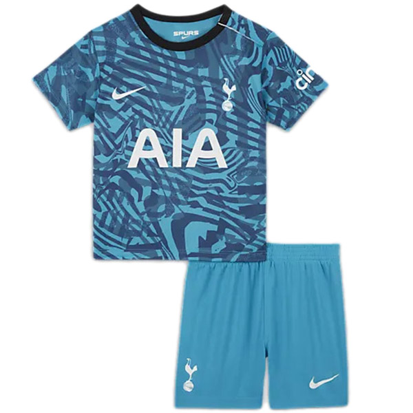 Tottenham Hotspur terzi bambini kit calcio bambini 3 ° calcio mini maglia uniformi giovanili 2022-2023