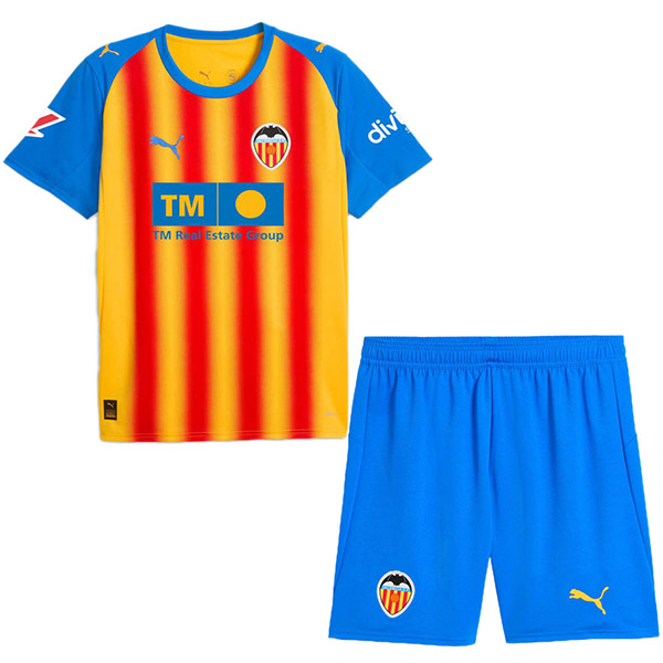 Valencia terza maglia per bambini kit da calcio per neonati terza maglia da calcio mini uniformi per giovani 2025-2026