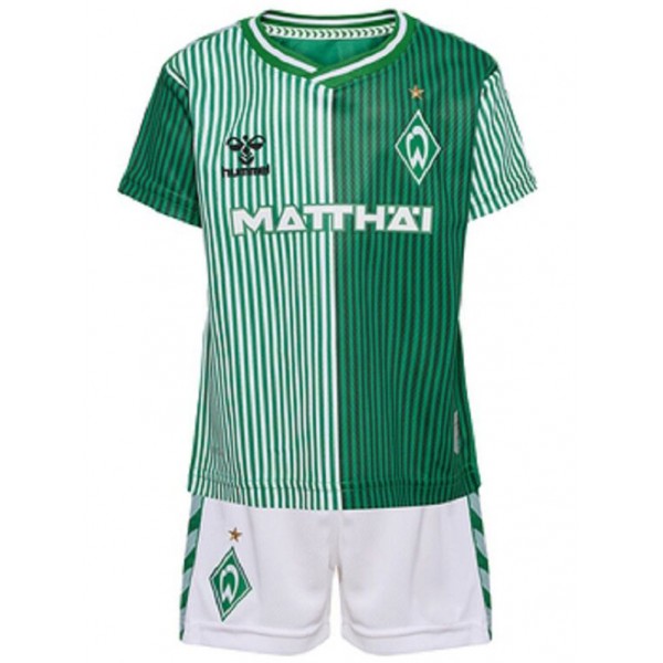 Werder bremen maglia da casa per bambini kit da calcio per bambini prima mini maglia da calcio divise giovanili 2023-2024