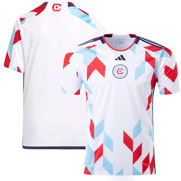 Chicago Fire FC maglia da trasferta divisa da calcio da uomo seconda maglia da calcio per abbigliamento sportivo 2023-2024