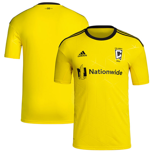 Columbus Crew maglia da casa del prima maglia da calcio da uomo sportivo da calcio uniforme 2022-2023