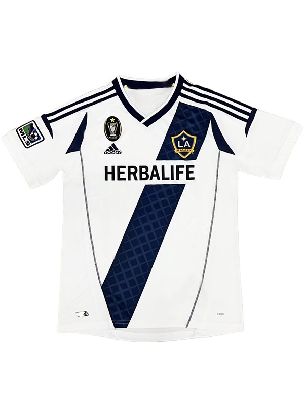 LA Galaxy maglia retrò casalinga uniforme vintage da calcio prima maglia sportiva del kit da calcio da uomo 2012