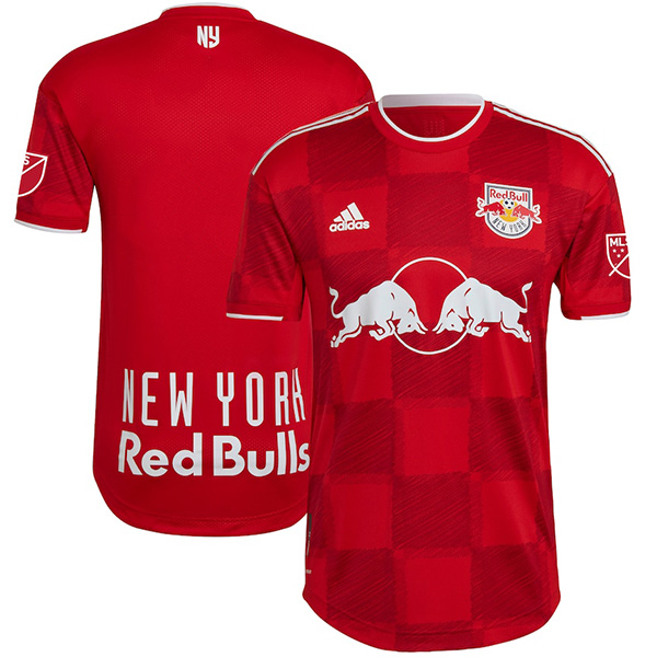 New York Red Bulls maglia da trasferta dei maglia da calcio da uomo secondo abbigliamento sportivo da calcio maglia sportiva 2022-2023