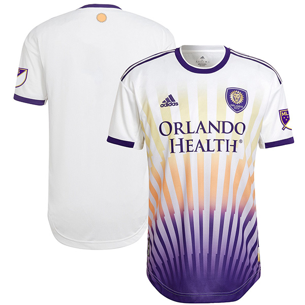 Orlando City maglia da trasferta dell'maglia da calcio da uomo secondo abbigliamento sportivo da calcio 2022-2023