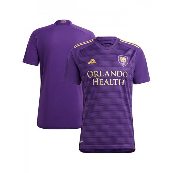 Orlando City SC maglia casalinga dell'uniforme da calcio da uomo primo abbigliamento sportivo da calcio il kit da parete top camicia sportiva 2023
