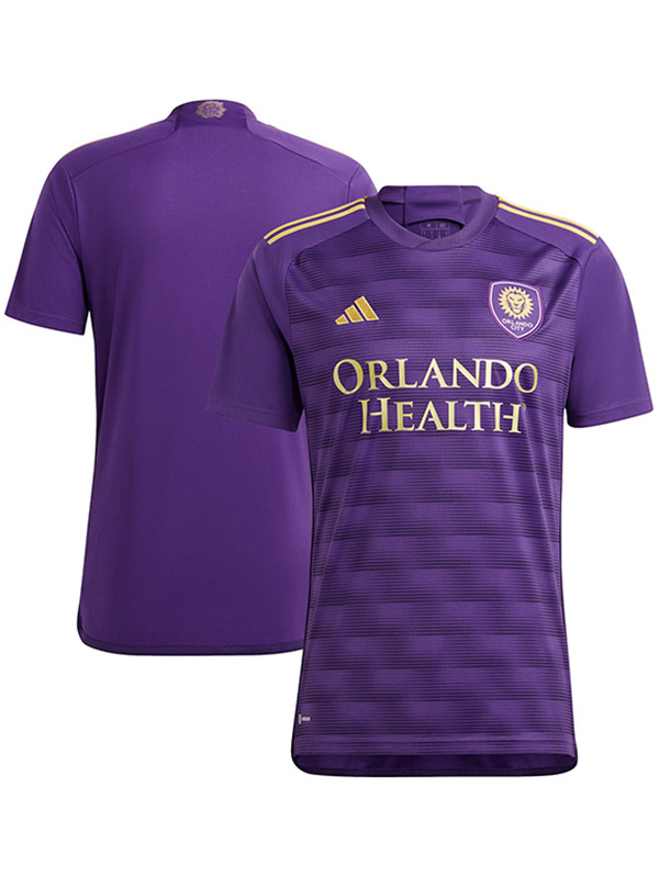 Orlando City SC maglia casalinga dell'uniforme da calcio da uomo primo abbigliamento sportivo da calcio il kit da parete top camicia sportiva 2023