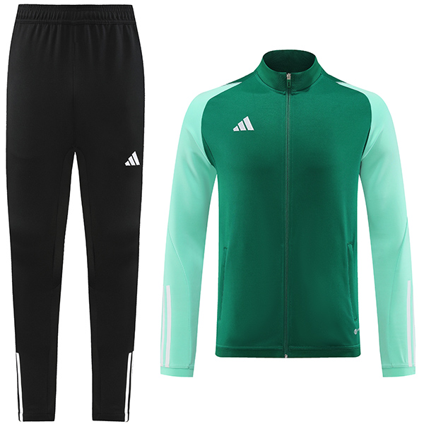 Adads jacket football sportswear tracksuit green navy full zipper uniform men's training kit outdoor soccer coat 2023-2024