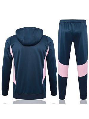 Ajx hoodie jacket football sportswear tracksuit zipper uniform men's training kit outdoor indigo soccer coat 2024