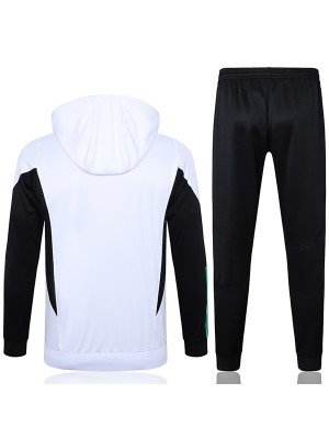 Bayern Munich hoodie jacket football sportswear tracksuit zipper uniform men's training white kit outdoor soccer coat 2024