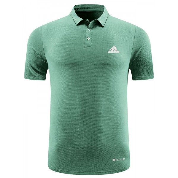 Ads maglia di polo divisa da allenamento abbigliamento sportivo da calcio da uomo maglietta sportiva da calcio verde 2023-2024