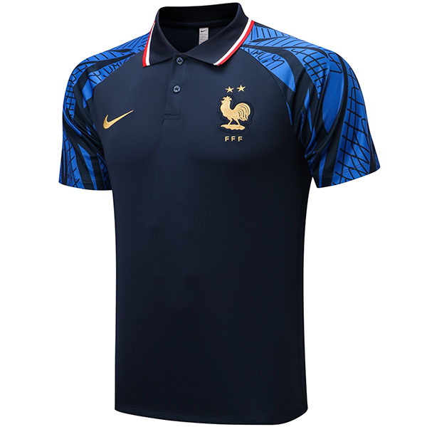 France polo divisa da allenamento divise da calcio per abbigliamento sportivo da uomo della marina top maglia sportiva 2022-2023