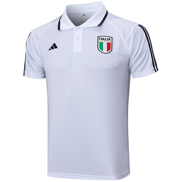 Italy maglia polo Italia allenamento calcio uniforme bianca abbigliamento sportivo da uomo maglia sportiva 2023-2024