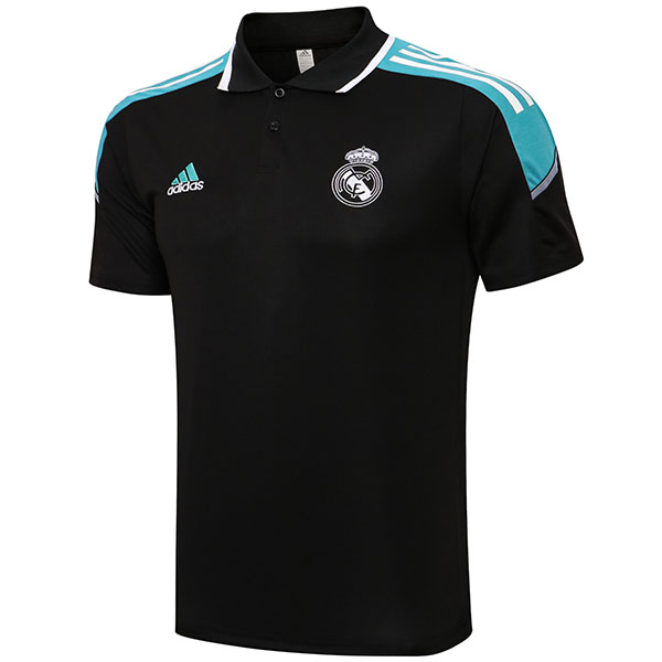 Real Madrid maglia da polo del divisa da allenamento da calcio da uomo abbigliamento sportivo da calcio magliette sportive nere 2022-2023